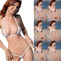 Miniatyrbillede 2 af 5: 2023 Ny Sexet Dame Micro Undertøj G-streng BH Micro Bikini Bikini Sæt Badetøj Nattøj-WELLNGS AS  picture  show12