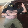 Miniatyrbilde 3 av 5: Menn Spør meg om min Ninja Forkledning Flip T-skjorte Morsom Kostyme Grafisk Humor Tee, 100% Ny - WELLNGS Pink M