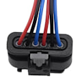 Pikkukuva 5 / 5: 63217361305 Valjaimen takavalon johdon liitin sopii Mini Cooper F55 F56 F57 - WELLNGS
