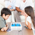 Miniatyrbild 5 av 5: Magnetiskt Schackspel, 2024 Magnetiskt Brädspel, Roligt Bordsspel med 20 Magneter, Strategispel för Barn och Vuxna - WELLNGS B