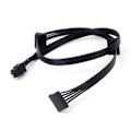 Miniatyrbilde 1 av 5: GPU PCI Express 6Pin Hann 1 til 3 SATA SSD Strømforsyningskabel Kompatibel med CORSAIR CX850M CX750M CX600M CX500M-WELLNGS