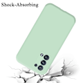 Pikkukuva 3 / 5: Oppo Reno6 PRO 5G Puhelimen Kotelo TPU Suojaava Kotelo - Nestemäinen Muotoilu - WELLNGS LIQUID LIGHT GREEN