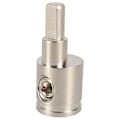 Miniatyrbillede 5 af 5: Amp Input Reducer 0 Gauge til 4 Gauge Wire Reducer Strøm/Jord GA adaptere Nikkelbelagt Messing 4 STK-WELLNGS