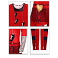 Pikkukuva 4 / 5: Descendants 4: Red Princessin nousu -tyttöjen mekko, elokuvajuhla-asu, täydellinen syntymäpäivälahjoihin ja teemajuhliin, unelmien lahjat - WELLNGS 130cm