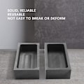 Miniatyrbillede 3 af 5: 4 stk. 1 kg Barrestøbeform Støbeform Digelform Sølv Guld Barrestøbeform Smelte Støbning Refi-WELLNGS