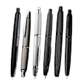 Miniatyrbillede 5 af 5: Majohn A1 Tryk Metal Fyldpen med Klips Iridium Ekstra Fin Nib 0,38 mm Kontor Fg-WELLNGS Gray Reverse Scale