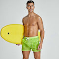 Miniatyrbillede 5 af 5: Mænds transparente badebukser | Mænds transparente shorts | Mænds transparente trusser - WELLNGS Green XXL