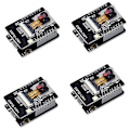 Miniatyrbild 1 av 5: 4-pack Esp32-cam Wifi Bluetooth-kort Esp32-cam-mb -usb till seriell port Ch340g med Ov2640 2mp-kamera - WELLNGS 0 0
