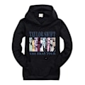 Miniatyrbillede 1 af 2: Pop Taylor Swift The Eras Tour Hoodie Piger Drenge Hættetrøje Pullover Toppe 9-14 Yeras Børn Teenagere-WELLNGS Black 11-12 Years