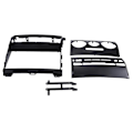 Miniatyrbilde 1 av 5: 9 Tommers Bilramme Fascia Adapter Android Radio Dash Montering Panel Kit for Prado 120 Land Cruiser GX470-WELLNGS