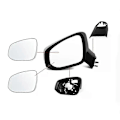 Miniatyrbild 5 av 5: Passar till Bilsidospegel Kompatibel med Toyota RAV4 RAV 4 2020 2021 2022 Nedre Bas Kåpa Ram Backspegel Blinkers Lampa Lins WELLNGS cap left