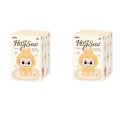 Miniatyrbillede 1 af 5: Popmart Labubu The Monsters Sit And Party Vinyl Blind Box Heartbeat Macaron og Duoduo Vedhæng Dekoration-WELLNGS 2 pcs