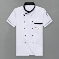 Miniatyrbillede 5 af 5: Unisex Plus Size Kokkeuniform - Kok Dobbelt-breasted Patch-WELLNGS Red XL