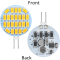 Pikkukuva 2 / 5: G4 LED 3W, AC12-24V, 300LM Lämmin valkoinen 3000K, 24x5730 SMD 6-pakkaus-WELLNGS