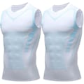 Miniatyrbild 1 av 3: Ionic Shaping Vest, Version Ionic Shaping Sleeveless Shirt, 2024 Ny Shapewear Vest-WELLNGS 2white XX-Large
