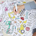 Pikkukuva 2 / 3: Luovat lasten DIY-graffiti-pyjamat kotivaatteet, maalaa omat pyjamat värillä pojille ja tytöille - WELLNGS Engineering Vehicle 4-5Years