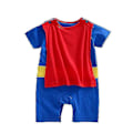 Miniatyrbild 3 av 4: 3-24 Månader Baby Superhjälte Sparkdräkt Kort/lång Ärm Jumpsuit-WELLNGS Superman D 12-18 Months