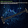 Pikkukuva 3 / 5: Pcie X1 -nousukahveli, kaksois suorakulma Pcie 3.0 X1 - X1 -jatkokaapeli 8gbps Pci 1x -nousukortti 20cm-WELLNGS