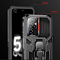 Pikkukuva 5 / 5: Yhteensopiva Samsung Galaxy S21 5G PC + TPU Suojakuoren kanssa - WELLNGS Red