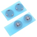 Miniatyrbilde 3 av 4: Kompatibel med Microsoft Surface Laptop 3 / 4 / 5 1872 1868 1952 1867 1950 4 i 1 Bunndeksel Gummimatter - WELLNGS Blue