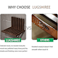 Miniatyrbild 3 av 5: Lugshiree Duschstol Bänkväggmonterad Fällbar Pall Duschpall för Inuti Duschentré Massivt Trä Skobyte Pall -WELLNGS Walnut Color