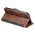 Miniatyrbillede 3 af 5: til iPhone 16e Etui Blokerende Wallet Stand Læder Telefon Cover-WELLNGS Grey