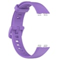 Miniatyrbilde 4 av 5: Kompatibel med Huawei Band 8 Silikonreim Vanntett Myk Klokkereim-WELLNGS Purple Type B Huawei Band 8