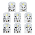 Miniatyrbilde 5 av 5: 8 stk WR55X11132 WR55X25754 Kjøleskap LED-lys Kompatibel for Kjøleskap LED-lys Pære - WELLNGS