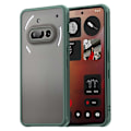 Miniatyrbild 1 av 5: Kompatibel med Nothing Phone (3a) Skal Fallskydd Airbags Frostat Genomskinligt PC TPU Telefon Baksida - Lila-WELLNGS Green