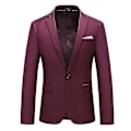 Miniatyrbillede 1 af 4: Moderne herreblazer til forretning og fritid - WELLNGS wine red 4XL