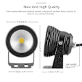 Miniatyrbillede 3 af 4: Vandtæt Ip65 Led Undervands Spotlys Til Swimmingpool Springvand Dam Vandhave Akvarium 900~1000lm 180 Graders Retning-WELLNGS 0 Black and warm light