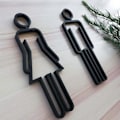 Miniatyrbild 1 av 5: Toalettdörrskylt för hotell, kontor, hem toalettsymbol Badrumsskylt WC Plakett Toalettskylt - WELLNGS black