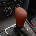 Miniatyrbild 1 av 5: Växelspaksknoppsskydd för bil, elastiskt silikonskydd för automatisk växelspak, universellt halkfritt skydd för växelspaksknopp - WELLNGS Brown