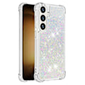 Pikkukuva 1 / 5: YB Quicksand Series-1 Yhteensopiva Samsung Galaxy S24+ -kotelon kanssa, nestemäiset kelluvat paljetit TPU-suojus - WELLNGS Laser Hearts