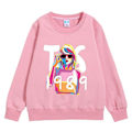 Miniatyrbild 1 av 2: 5-10 år Barn Pojkar Flickor Taylor Swift 1989 Sweatshirt Tryck Långärmad Rundhalsad Casual Lös Pullover Toppar Fans Gåvor-WELLNGS pink 8-9 years old