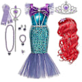 Miniatyrbillede 1 af 5: Pige Tøj Børnetøj V-WELLNGS 9-10T(size 150) 11 pcs Mermaid Sets