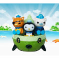 Pikkukuva 2 / 3: Octonauts-vetouutoautovene-mallimerenneidot Kwazii Peso Anime-toimintahahmo Lelut lapsille vauvoille lapsille syntymäpäivälahja-WELLNGS