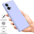 Pikkukuva 3 / 5: Nestemäinen silikonipuhelinkotelo, yhteensopiva Motorola Edge 50 Fusion -puhelimen kanssa - WELLNGS Purple
