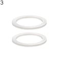 Miniatyrbilde 1 av 5: 2 stk Silikon Tetningsring Spacer Kaffetilbehør Erstatning for Moka Pot-WELLNGS 3