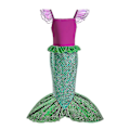 Miniatyrbild 4 av 5: Flickkläder Barnkläder V-WELLNGS 3-4T(size 110) 9pcs Mermaid Set