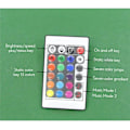 Miniatyrbillede 5 af 5: DC12-24V 24 knappers musikcontroller 3 kanaler IR fjernbetjening RGB controller lydfølsom til lys Lam-WELLNGS