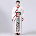 Miniatyrbild 1 av 4: Mäns Hanfu Traditionella Kläder - WELLNGS Redwhite M 160-165CM