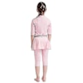 Miniatyrbild 3 av 5: Flickors Badkläder Barnens Badkläder Enfärgad Burkini Badkläder Strandkläder - WELLNGS Pink 12-13 Years