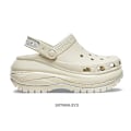 Miniatyrbilde 2 av 2: Kvinners klassiske tykke Platcompatiblem sko tykke såle Slip On sandaler-WELLNGS Bone white 38-39