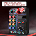 Miniatyrbilde 5 av 5: PXN CB1 Sim Racing Knappboks med RGB-belysning, 30 programmerbare knapper for lastebil- og racingspill - WELLNGS