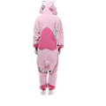 Miniatyrbilde 4 av 5: Regenboghorn Monster Stitch Klær Pyjamas Jumpsuit Sleepwear Dyr Hettegenser - WELLNGS Pink XL