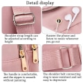 Miniatyrbilde 4 av 5: Liten slynge ryggsekk kvinner brystveske casual messenger bag reise liten veske svart-WELLNGS black