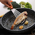Miniatyrbillede 2 af 5: 2x Fiskespatel i rustfrit stål, Fiskespatel med træhåndtag, Slidsespatel, Køkkenspatel F SZRH A-G-WELLNGS