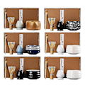 Miniatyrbild 4 av 5: 4st/set Traditionellt Matcha-set Bambu Keramik Matcha-skål med visp BY-WELLNGS 4