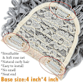 Miniatyrbild 4 av 5: Afro Bangs 8 tum lockigt lugg extensions Clip in Bangs-WELLNGS silver